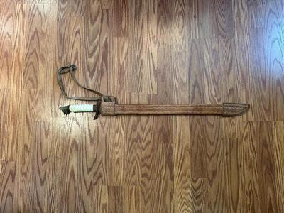 SWORD WITH AN ENGRAVED BLADE