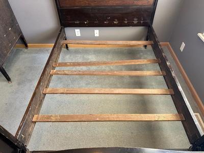ANTIQUE FULL SIZE BED FRAME