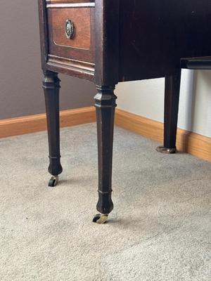 ANTIQUE VANITY WITH STOOL
