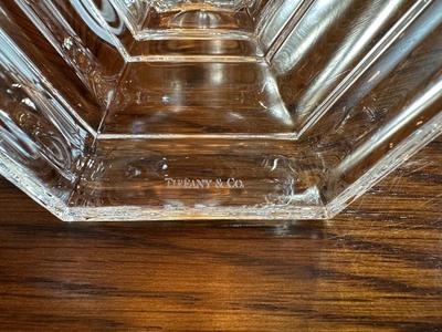 TIFFANY & CO CRYSTAL CANDLESTICKS