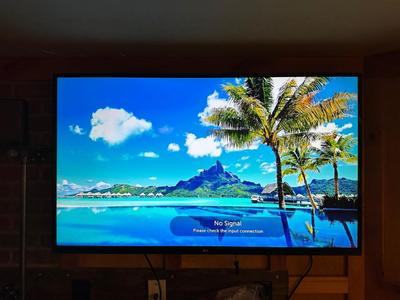 LG 49" LED SMART TV WITH REMOTE, WALL MOUNT AND STAND