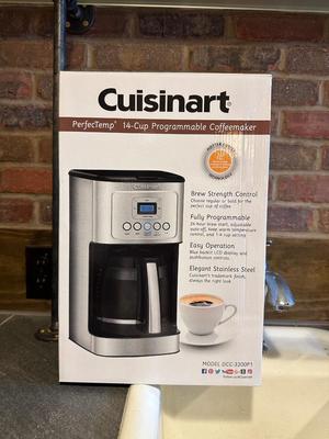 LIKE NEW CUISINART COFFEE MAKER