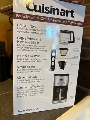 LIKE NEW CUISINART COFFEE MAKER