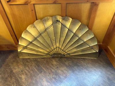 LARGE BRASS FAN