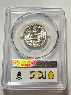 PCGS CERTIFIED 1964-P FS-901 TYPE-B REVERSE MS64 WASHINGTON QUARTER AS PICTURED.