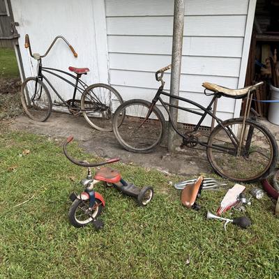 Two Vintage Bicycles (incl. Western Flyer) and More (Y-BM)