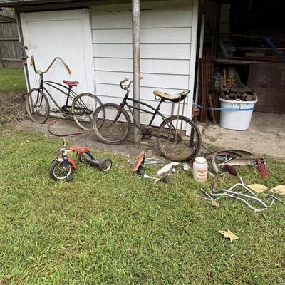 Two Vintage Bicycles (incl. Western Flyer) and More (Y-BM)