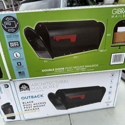 Two Double Door Mailboxes and More (G-BM)