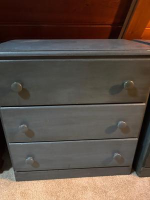 Sale Photo Thumbnail #38: Adorbs! 26x17x27. There are two other lots with exact same chest of drawers
