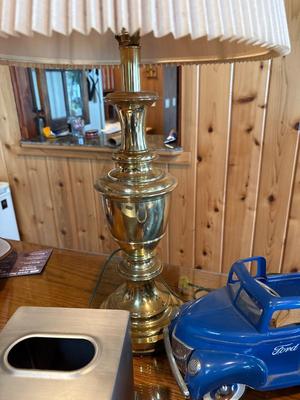 Sale Photo Thumbnail #107: Grass lamp, Ford truck, vase with corks and much more
