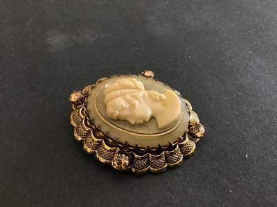 Gorgeous GermanyBrooch Marked Vintage 1940 Victorian Filagree