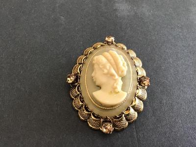 Gorgeous GermanyBrooch Marked Vintage 1940 Victorian Filagree