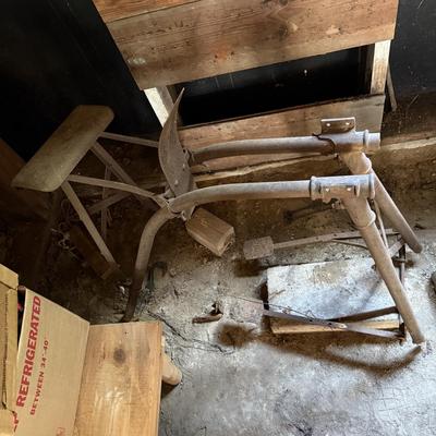 Old-Timey Pedal Operated Grinding Wheel (G-BM)