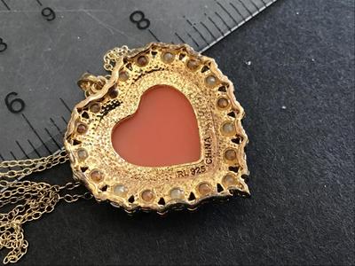925 Cameo Heart Necklace