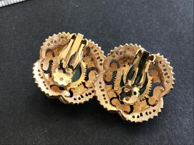 Florenza Vintage Clip on Earrings