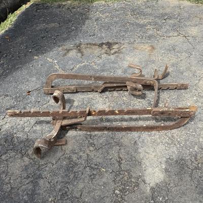 Two Metal Ladder Jacks (G-BM)