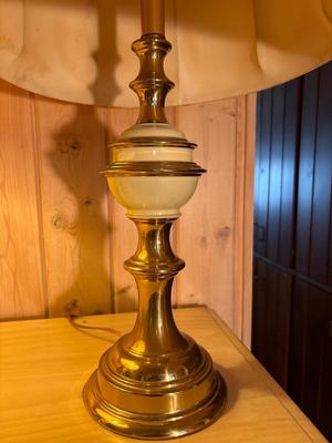 Sale Photo Thumbnail #178: Lamps approximately 25 and 27 inches tall