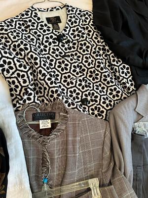 Lot Woman's Dress Jackets with Pants/Skirt