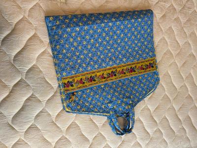 Blue and Yellow Garment Bag