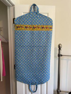 Blue and Yellow Garment Bag