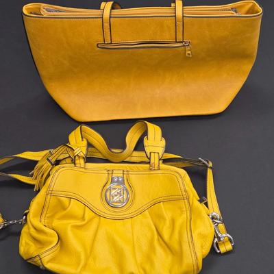LOT 113: Anne Klein Handbag and a Tote bag