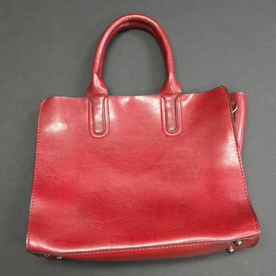 LOT 115: Vintage Michael Kors Handbag and Vintage Unsigned Red Bag