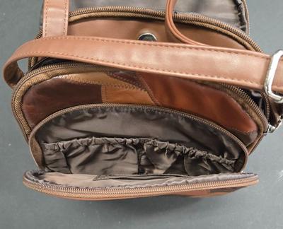 LOT 118: Vintage Nino Bossi Bucket Handbag & Backpack and Vintage Patchwork Bag
