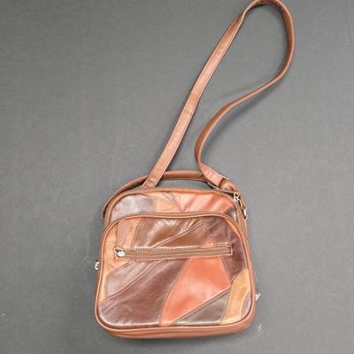 LOT 118: Vintage Nino Bossi Bucket Handbag & Backpack and Vintage Patchwork Bag
