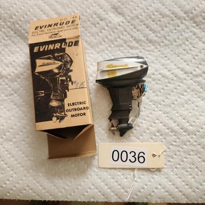 Evinrude electric outboard motor no. 44