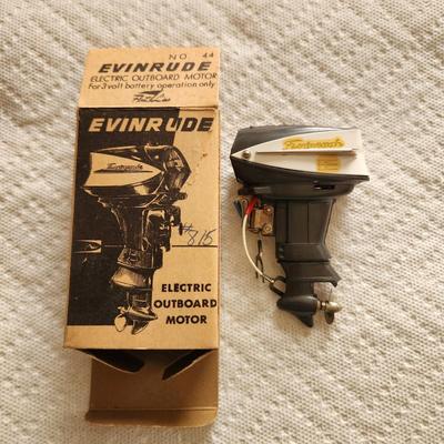 Evinrude electric outboard motor no. 44