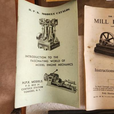 Stuart Model Mill Engine w Box and Manual