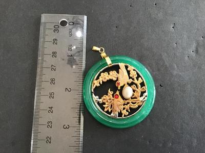 Large Chinese Pendant Stone Type