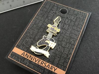 Hard Rock Anniversary pin