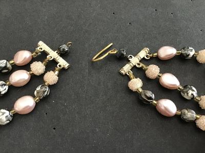 Gorgeous Vintage Necklace 3 Strand Necklace
