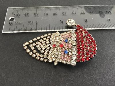 Rhinestone Vintage Brooch