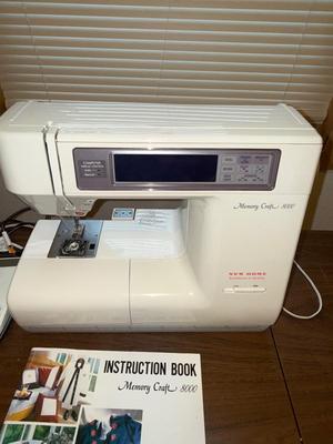 G3-Memory Craft 8000 + sewing cabinet and extras