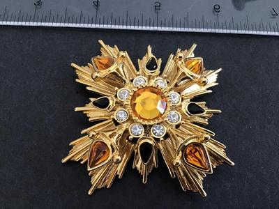Joan Rivers Vintage Large Brooch