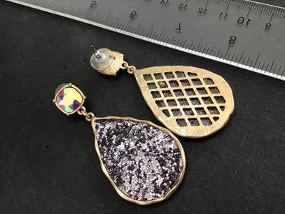 Rhinestone Glitter Statement Earrings