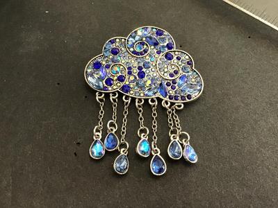 Rainy Day Cloud Brooch