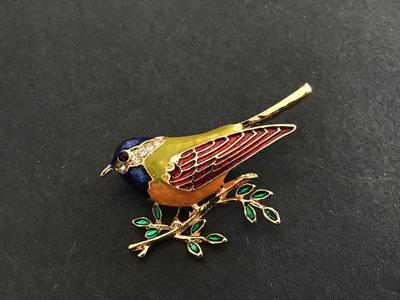 Colorful Enamel Brooch