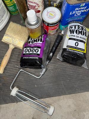 G20-steel wool and painting supplies
