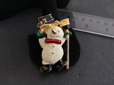 SFJ Signed Vintage Vintage Snowman