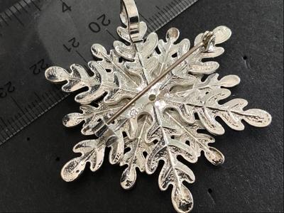 Best Signed Snowflake Brooch Pendant