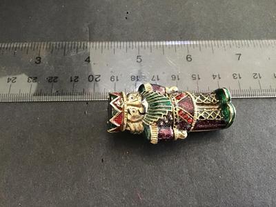 Monet Nutcracker Hinged Trinket pill vintage