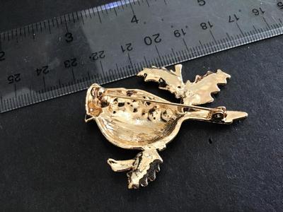 Cardinal Fashion Brooch