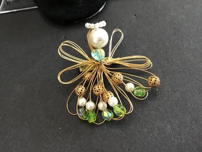 Vintage Handmade Angel pin