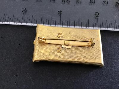 Vintage Holiday Door Brooch