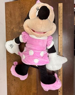 Sale Photo Thumbnail #528: Pink dress, shoes and bow. Sitting height approx. 16".