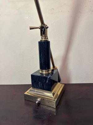 Vintage Brass Adjustable Desk/Piano Lamp