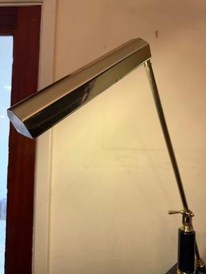 Vintage Brass Adjustable Desk/Piano Lamp